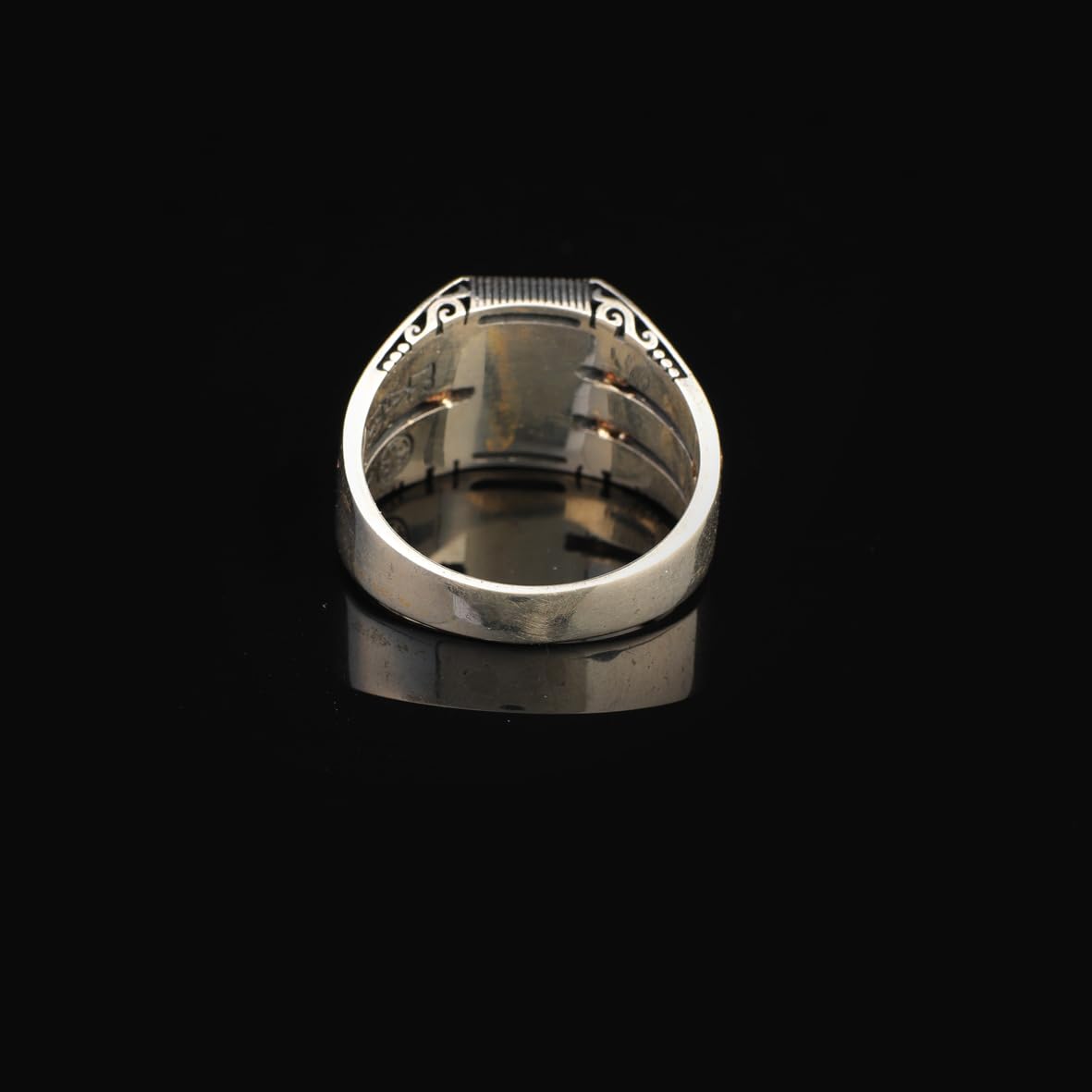 Men’s Sterling Silver Onyx Ring