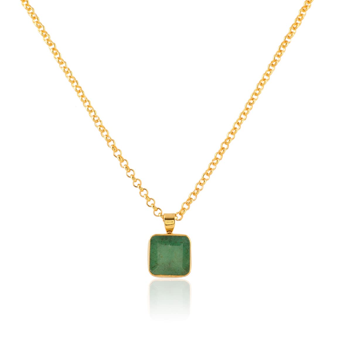 Mens Silver Jade Necklace