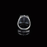 Black Onyx Ring with Ornate Ottoman — image 4