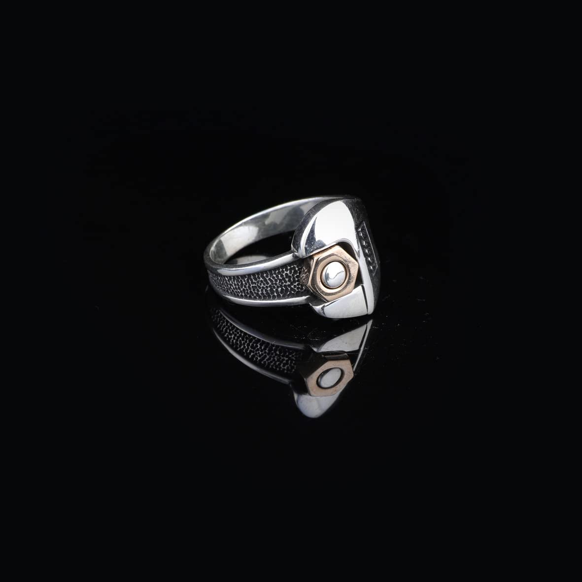 Sterling Silver Fidget Ring Men