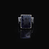 Zircon Sapphire Stone Ring — image 2