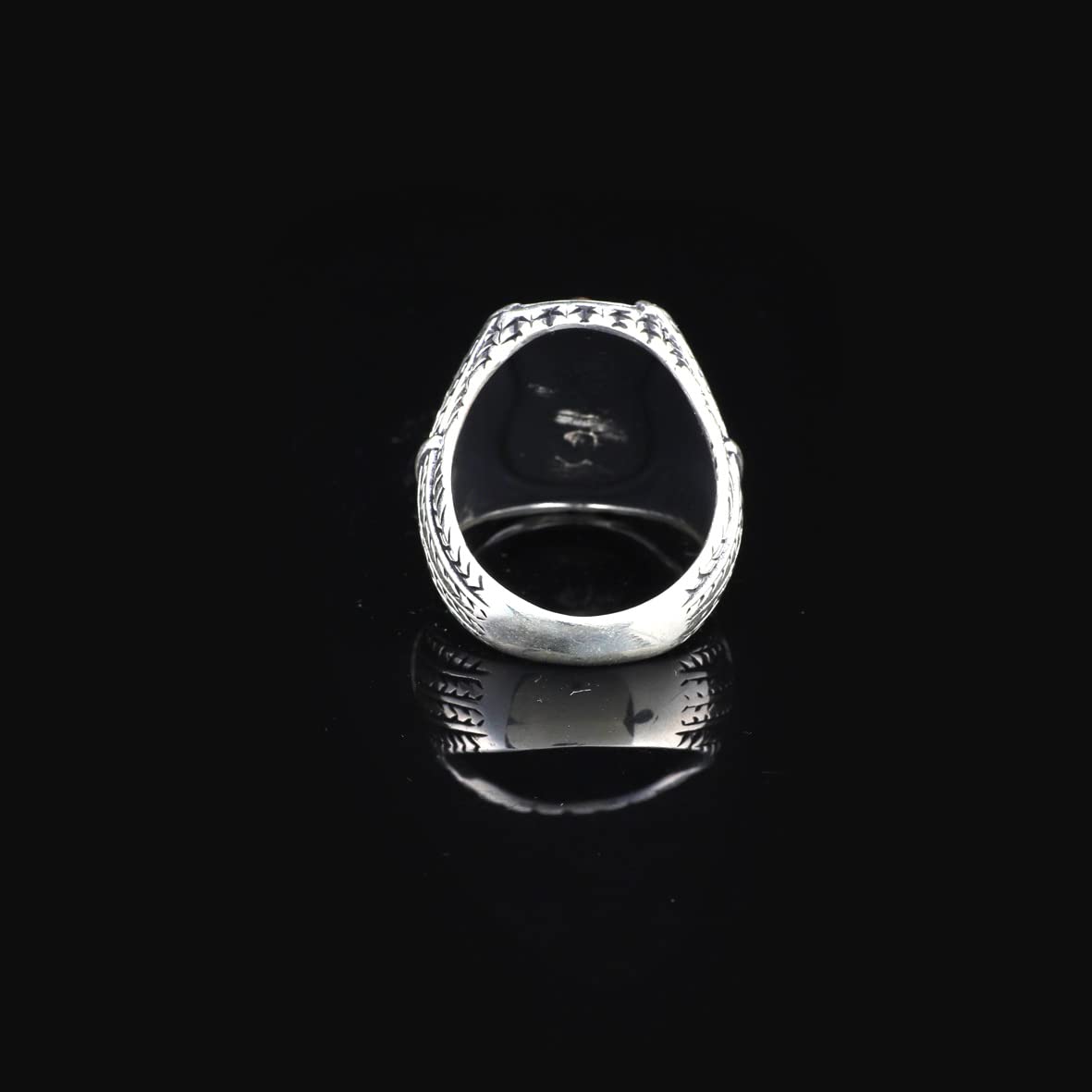 925 Sterling Silver Sword Ring - Custom Signet Ring for Men