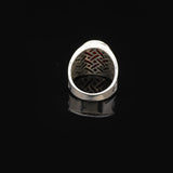 Handmade Carnelian Virgin Mary Signet Ring — image 6