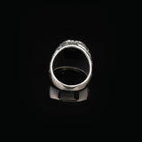Handmade Blue Sapphire Gemstone Engagement Ring for Men Vintage 925 Sterling Silver — image 6