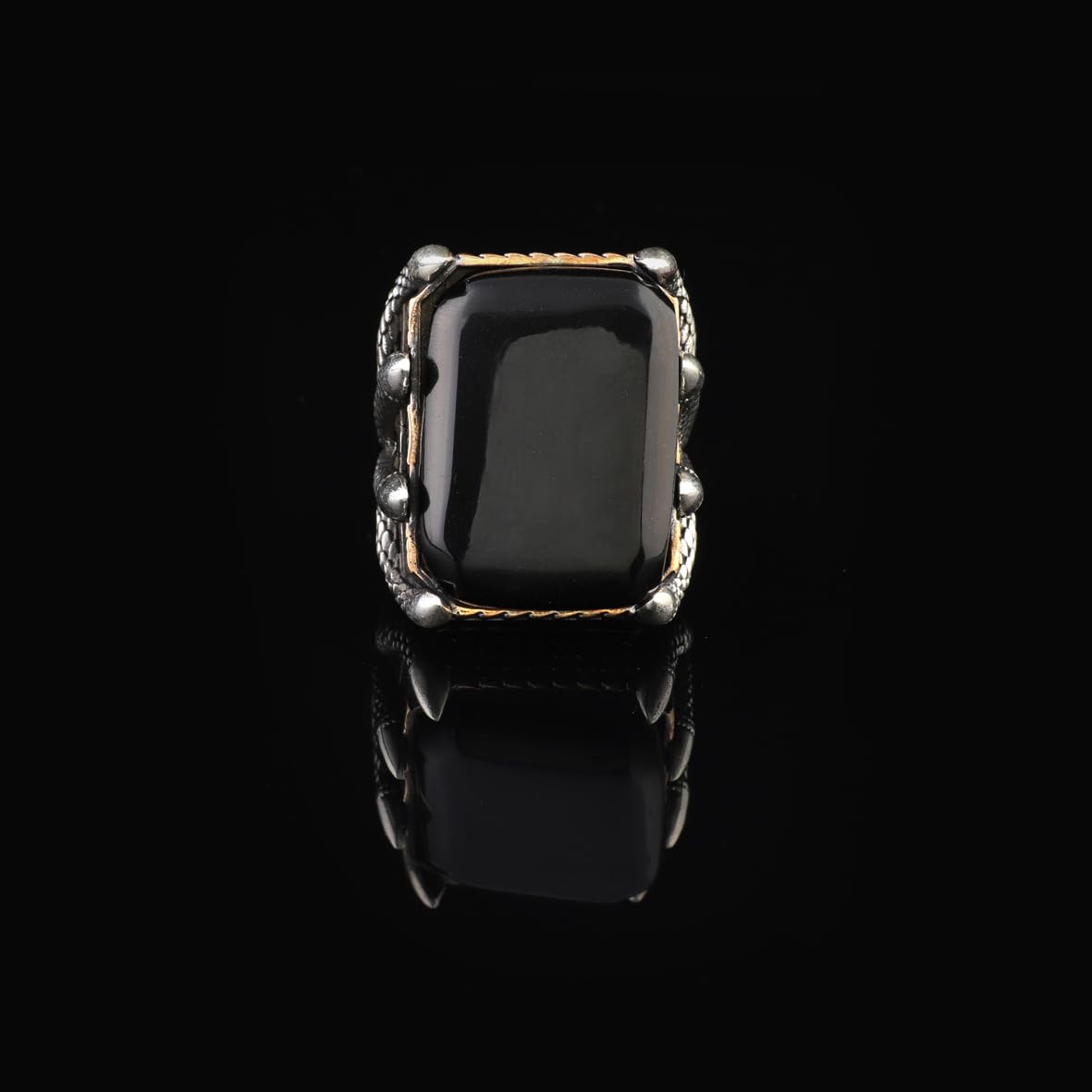 Vintage Black Onyx Ring