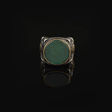 925K Sterling Silver Jade Ring — image 2