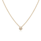 Sterling Silver Heart Necklace and Lock - Cute Heart Necklace and Lock in Gold Jewelry - Gold Plated Heart Necklace Aesthetic Charm - Aesthetic Gold Plated Heart and Lock Necklace — image 1