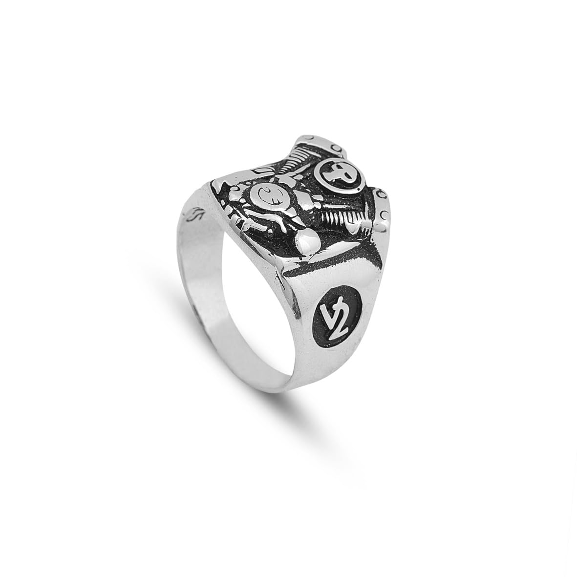 925K Sterling Silver Skull Ring