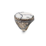 White Turquoise Ring for Men — image 1