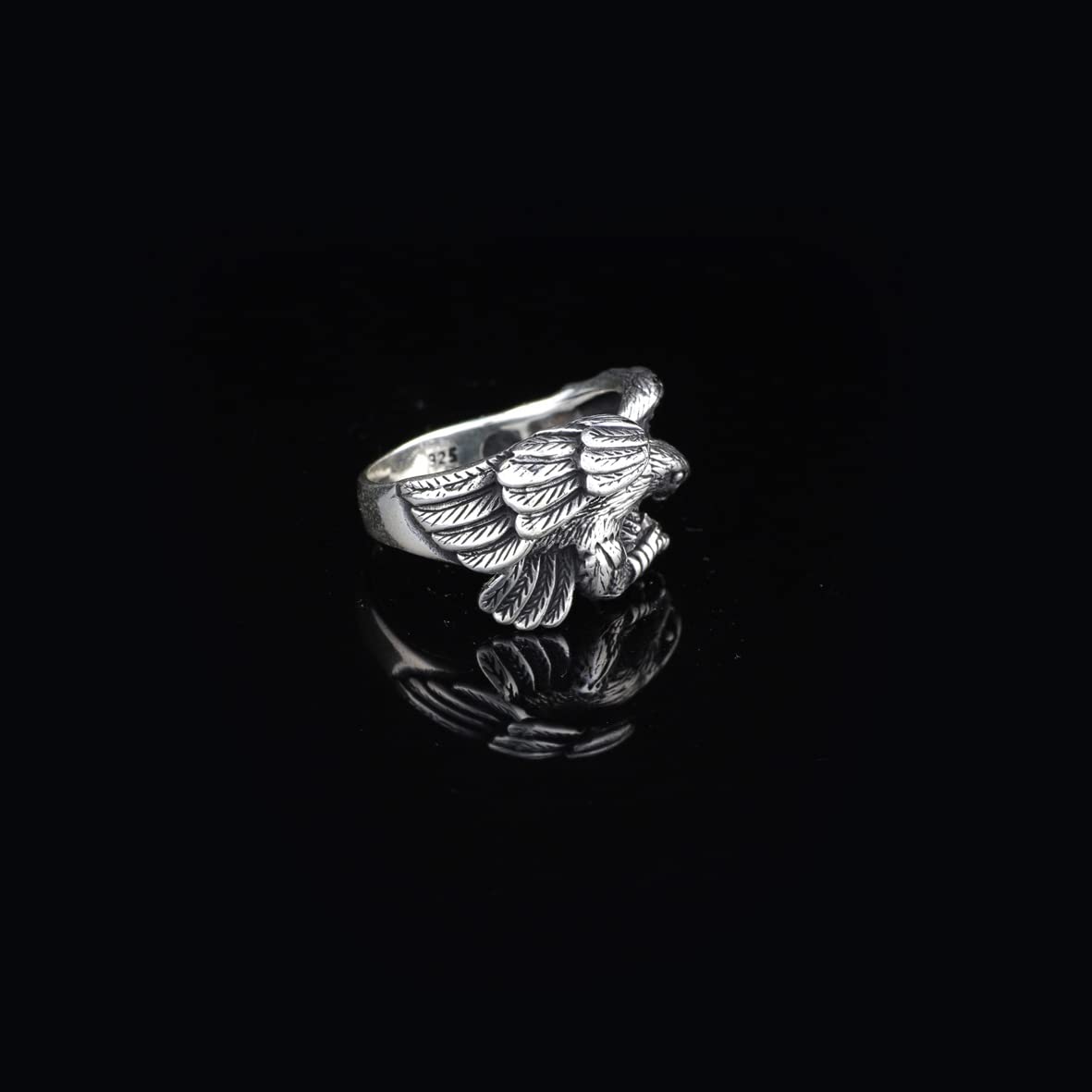 925K Sterling Silver Eagle Ring