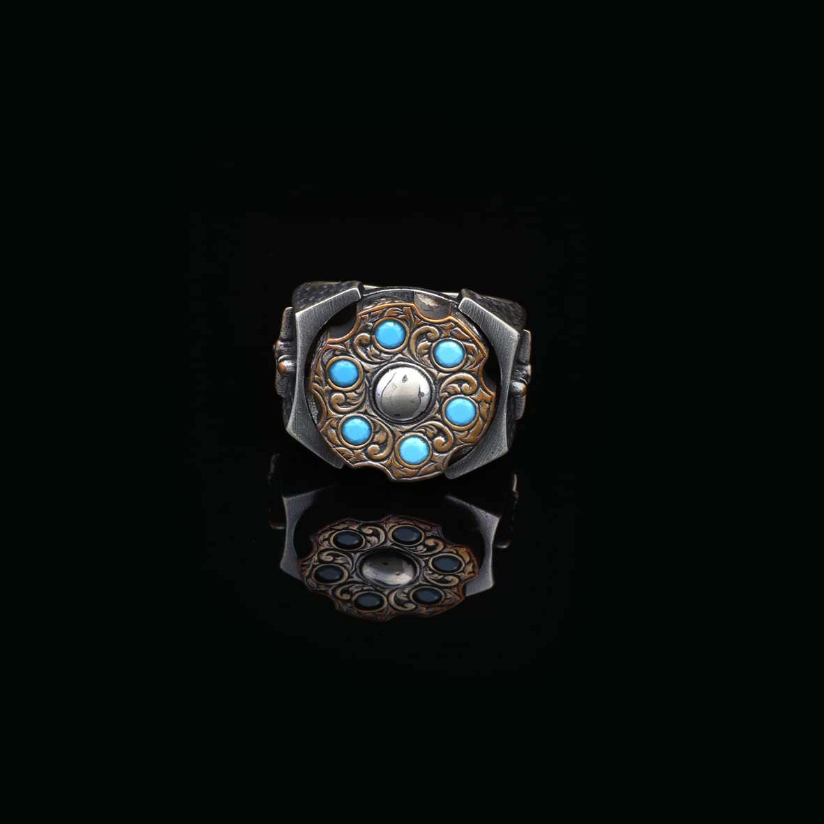 Turquoise Ring Men
