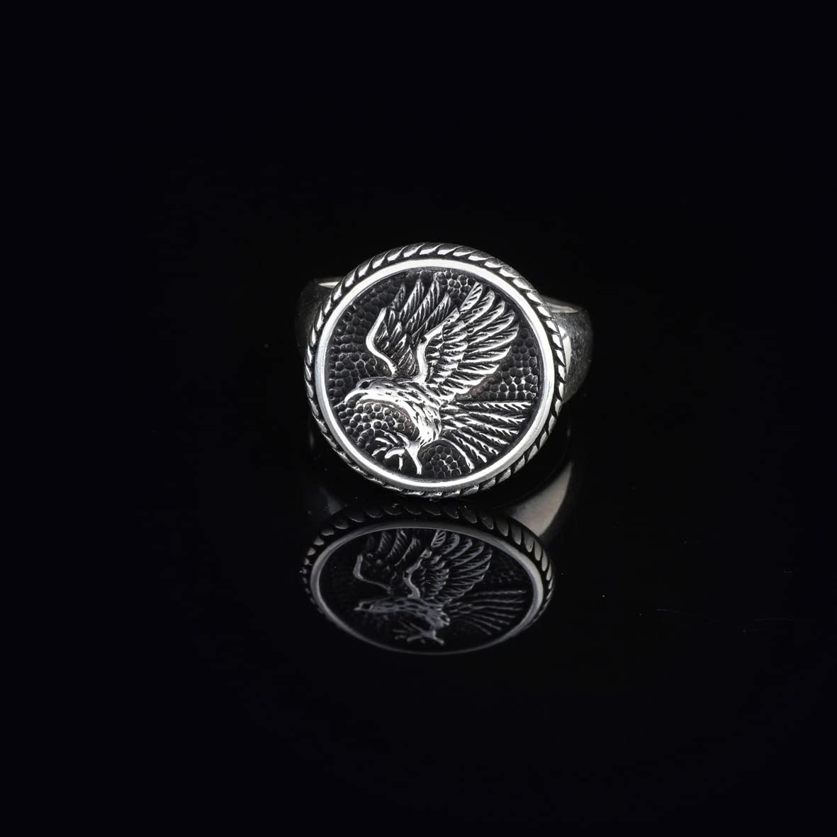 925K Sterling Silver Eagle Ring