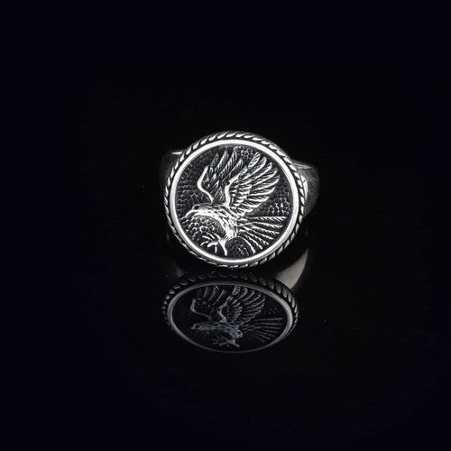 925K Sterling Silver Eagle Ring