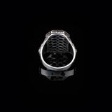 Handmade 925 Sterling Silver Medusa Custom Signet Ring for Men - Mythology Inspired Jewelry with Ring and Silver Polishing Cloth Gift — image 4