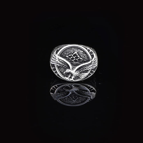 925K Sterling Silver Eagle Ring
