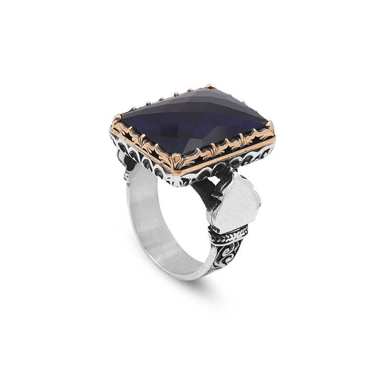 Zircon Sapphire Stone Ring