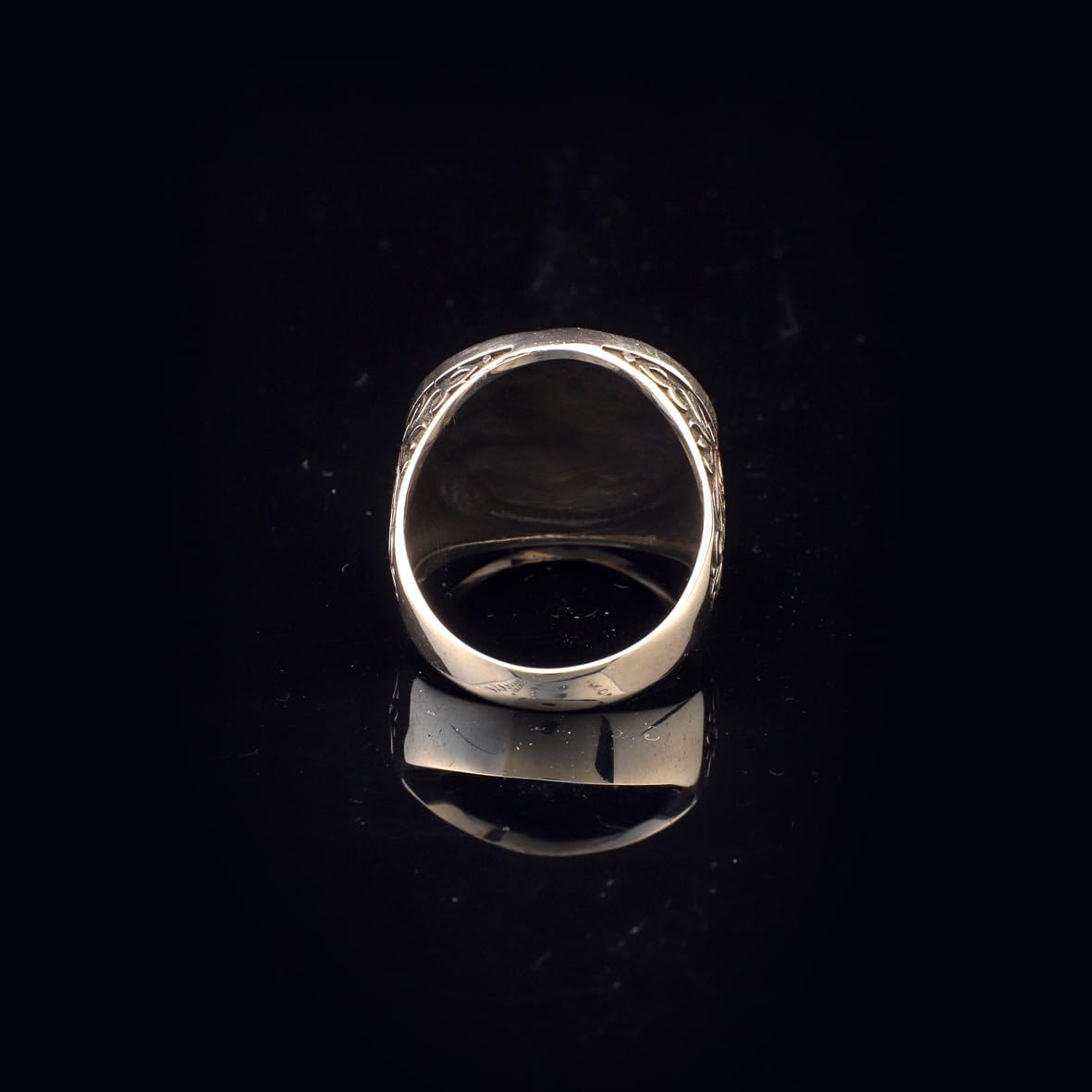 Lion Ring Animal Ring Statement Ring Vintage Ring Sterling Silver Ring Pinky Ring Silver Signet Ring Gift for Him Handmade