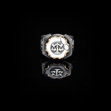 Turquoise Stone Men Silver Ring — image 2