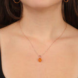Sterling Silver Tiger Eye Necklace for Women - Trendy Tiger Eye Pendant Necklace for Women - Gift for Her — image 3