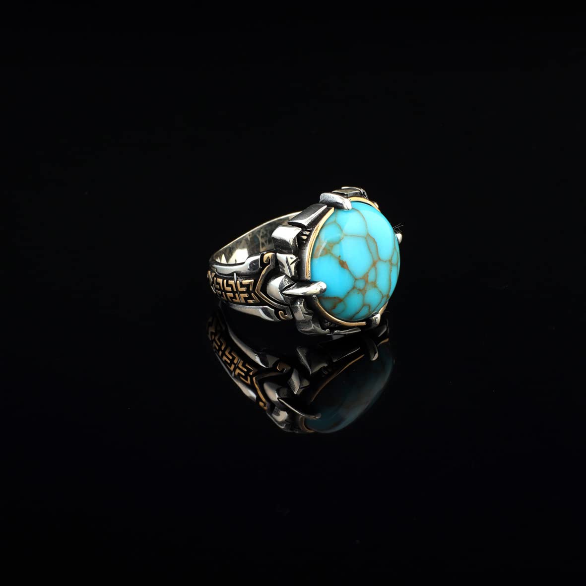 Mens Turquoise Ring