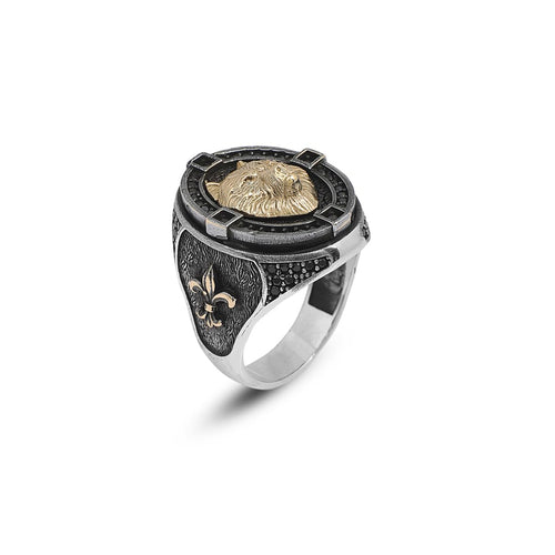 925 Sterling Silver Wolf Ring for Men - Men's Wolf Ring - 925 Sterling Silver Jewelry for a Bold Statement - Birthday Gifts