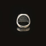 Lion Ring Silver Signet Ring Animal Gothic Ring Statement Ring Vintage Ring Pinky Ring Sterling Silver Ring Gift for Him Unique Design — image 6