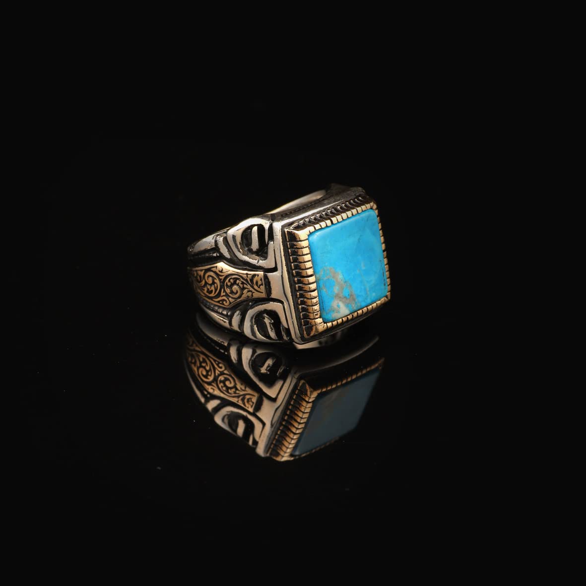 Mens Turquoise Ring
