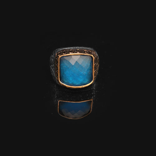 925K Silver Aquamarine Ring