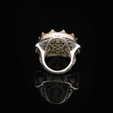 Vintage Black Onyx Ring with Large Oval Stone — image 6