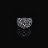 925K Sterling Silver Compass Ring — image 2