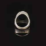 Eagle Ring Onyx Ring Silver Signet Ring Gemstone Ring Ottoman Statement Ring Vintage Ring Sterling Silver Ring Gift for Him — image 6