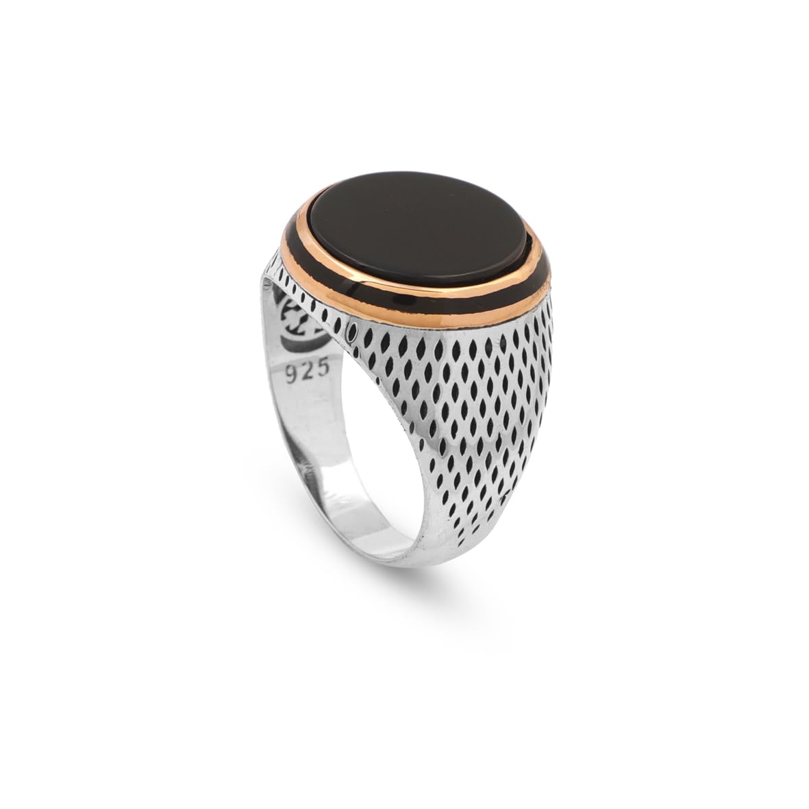Onyx Ring Signet Ring Pinky Ring Ottoman Vintage 925 Sterling Silver Ring Promise Ring for Him Engagement Ring Gemstone Ring Gift for Husband Handmade