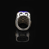 Lapis Lazuli Ring for Men - Handmade Ottoman Style Gemstone Ring with 925 Sterling Silver and Silver Polishing Cloth Gift — image 6