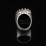 Black Onyx Ring with Micro Sapphire — image 6