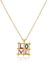 Gold Plated I Love You Necklace — image 1