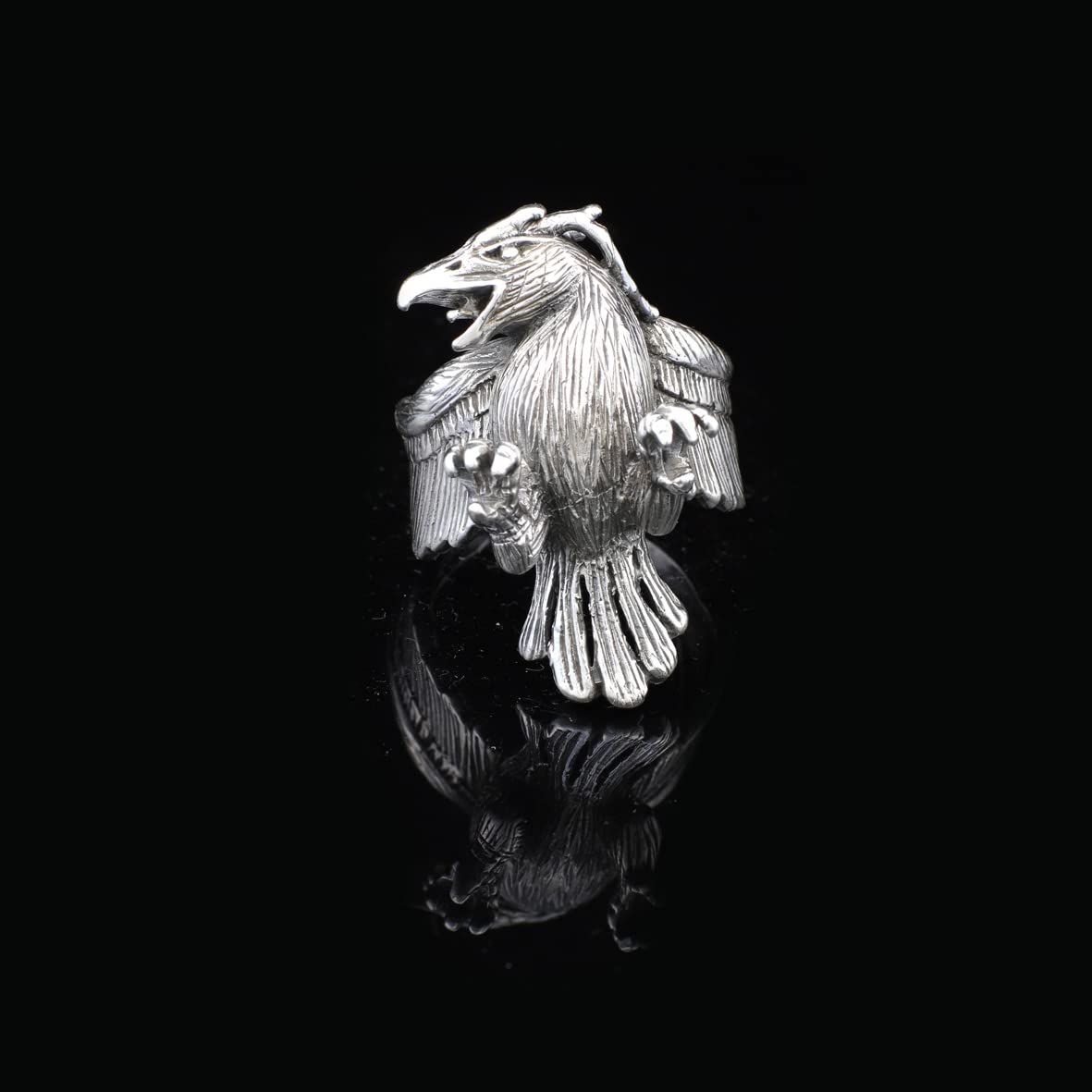 925K Sterling Silver Eagle Ring