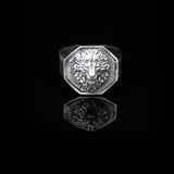 Handmade Pinky Lion Signet Ring - 925 Sterling Silver Men's Jewelry — image 3