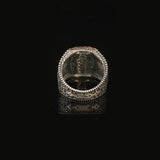 Jade Ring Signet Ring Pinky Ring Ottoman Vintage 925 Sterling Silver Promise Engagement Gemstone Ring Gift for Husband — image 6