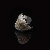 Men's 925 Sterling Silver Black Onyx Ring — image 4