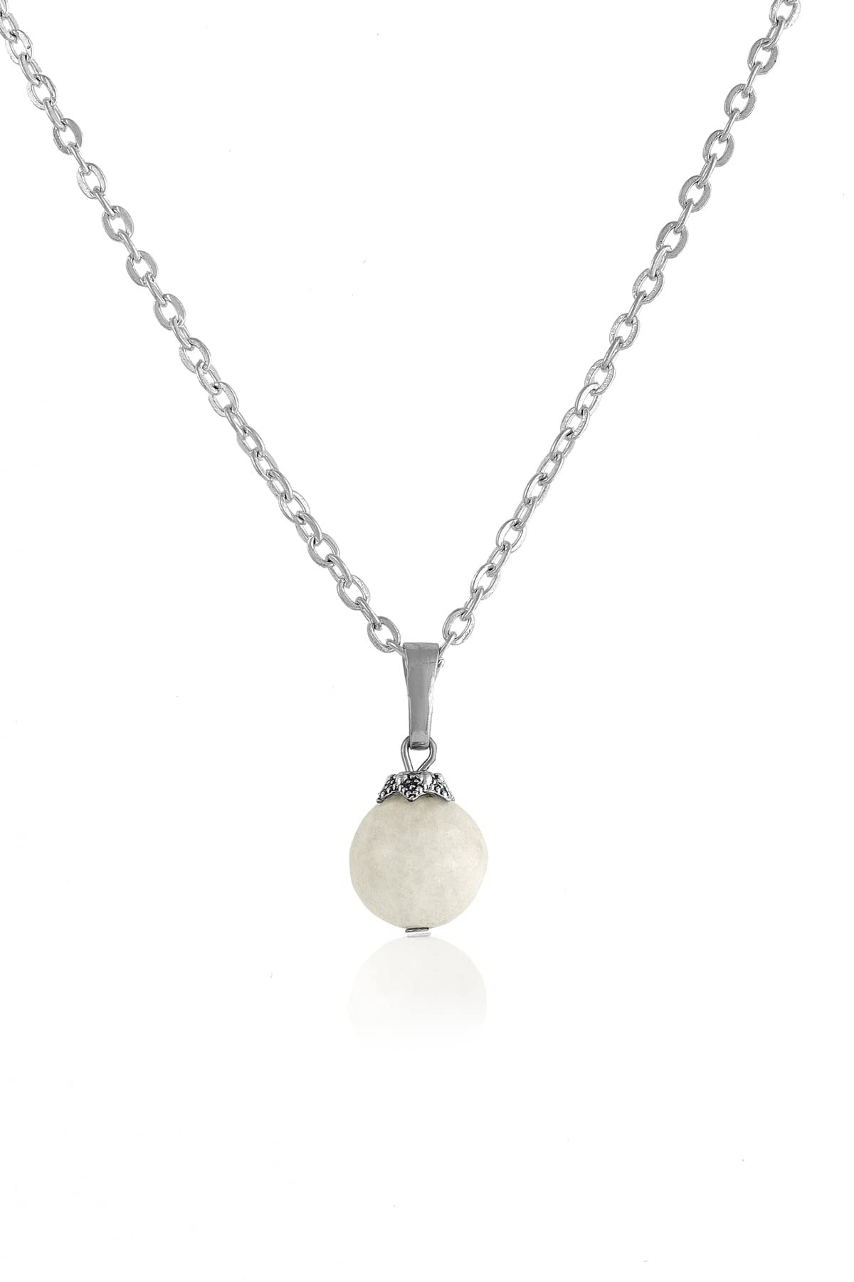 Moonstone Necklace Sterling Silver