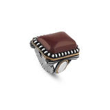 Silver Large Stone Ring — image 1