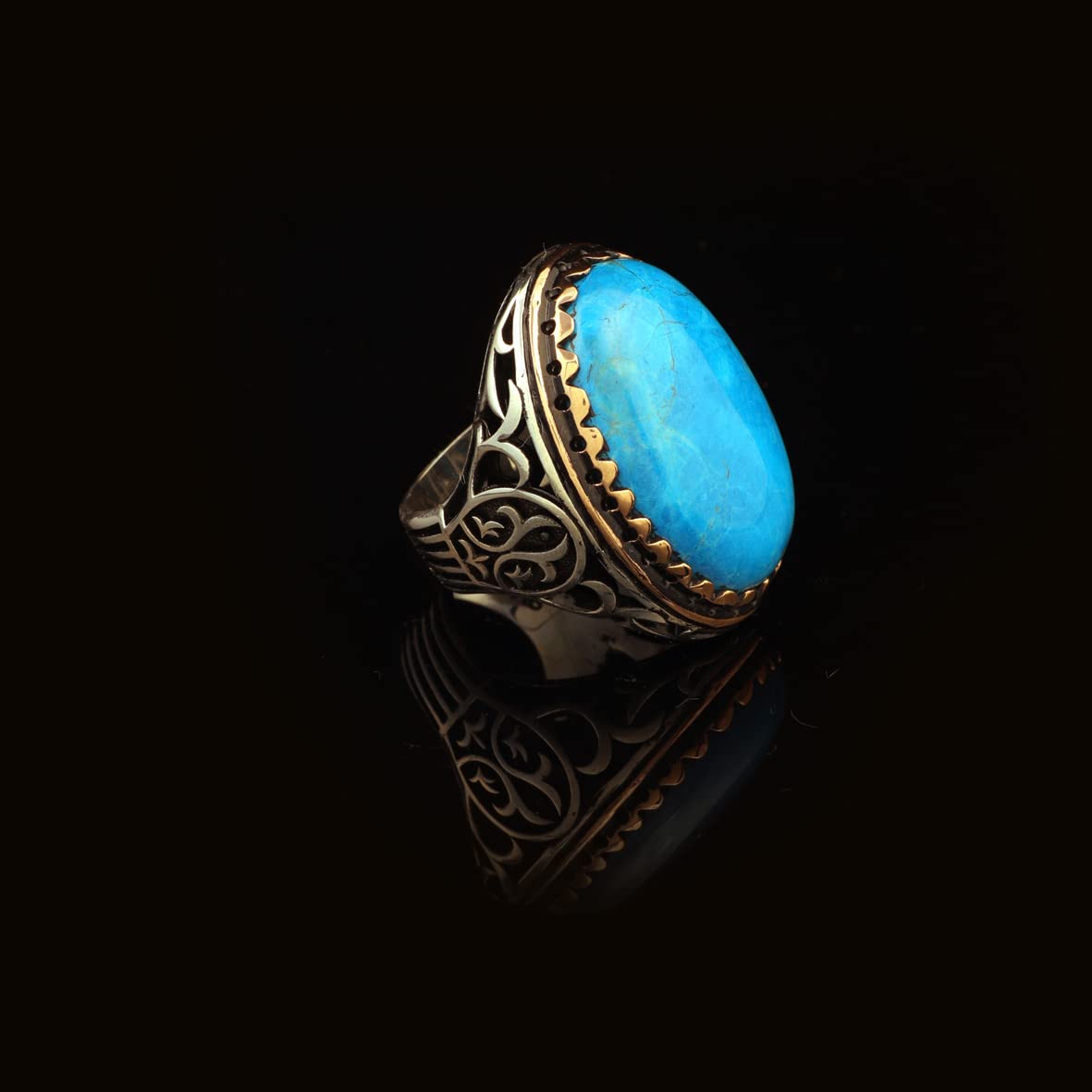 Turquoise Ring Men