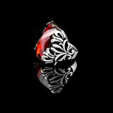Men's Garnet Ring in 925 Sterling Silver — image 5