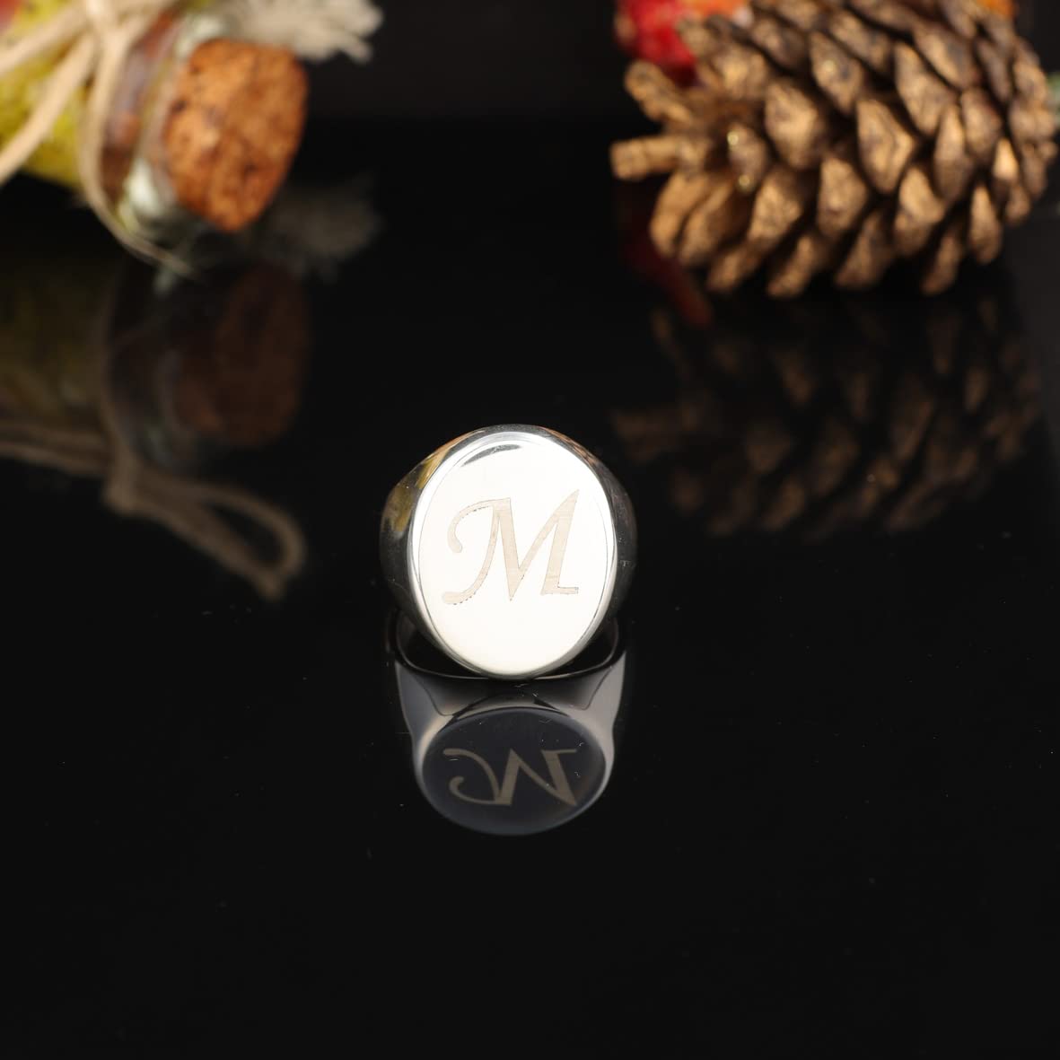 Initial Man's Ring
