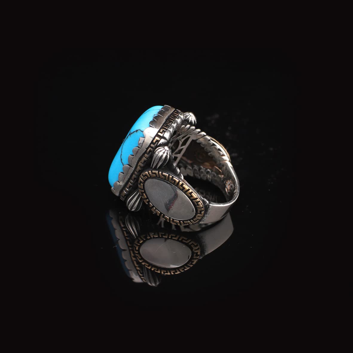 Mens Turquoise Ring