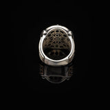 Vintage Heart Design Cross Signet Ring for Men - 925 Sterling Silver Christian Statement Ring - Polished Handmade Engagement Ring with Custom Engraving — image 6