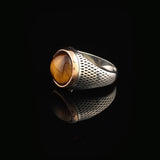 Men’s Tiger Eye Pinky Ring — image 5