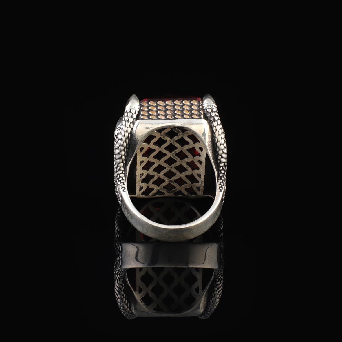 Vintage Citrine Ring for Men