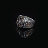 Men's 925 Sterling Silver Ruby Rotating Ring - Ruby Rotating Ring for Men - Birthday Gifts — image 4