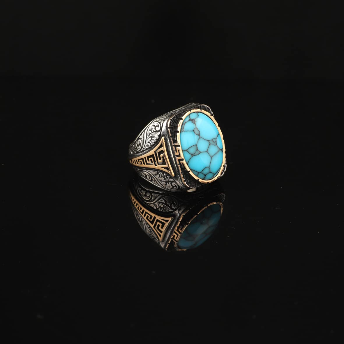 Mens Turquoise Ring